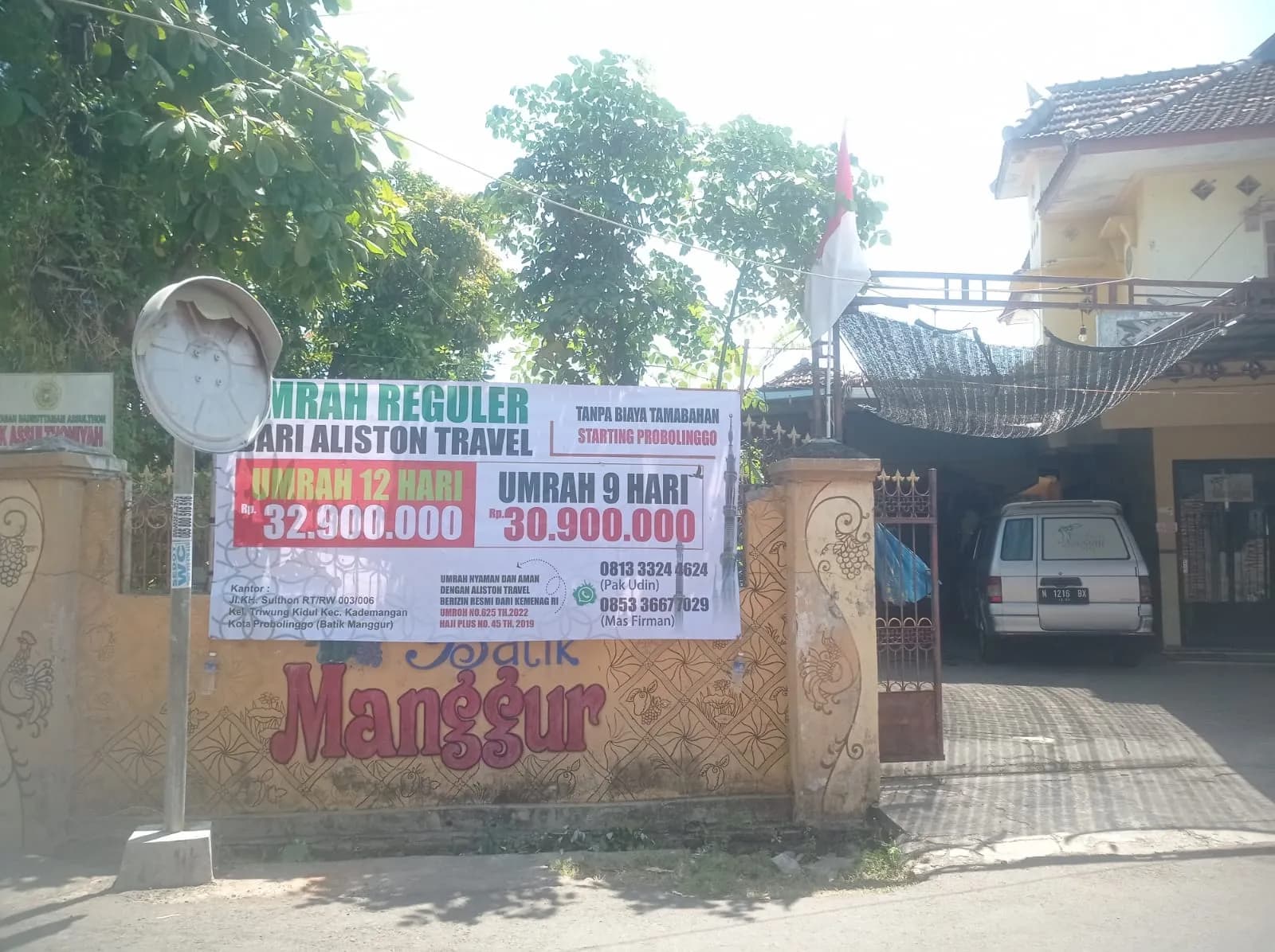 Jalan Kyai H. Sulthon RT. 03 RW. 06 Kelurahan Triwung Kidul Kecamatan Kademangan Kota Probolinggo